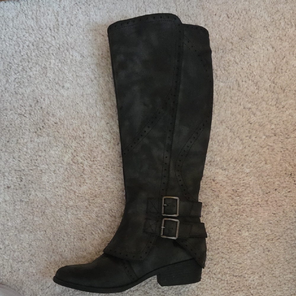Not Rated Black Over the Knee Boots